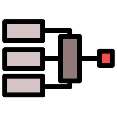 This modern icon visualizes a streamlined agile workflow- perfect for project management and scrum methodologies. It represents efficient task delegation and process optimization.