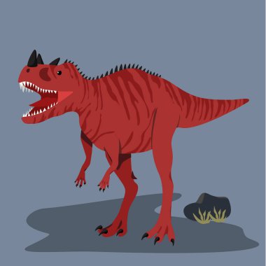 Ceratosaurus Etobur Burun boynuzu olan orta boylu bir yırtıcı.
