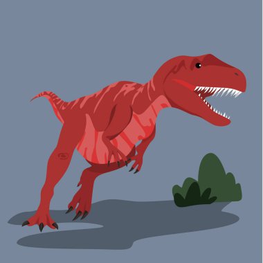 Megalosaurus Carnivor Dinosaur Medium-sized predator, lives in forests clipart