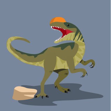 Monolophosaurus Etobur Tepe başlı yırtıcı, ovalarda ve ormanlarda avlanır.