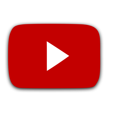 beyaz arkaplanda youtube logosu.