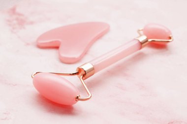 Jade roller for face massage, gua sha massage