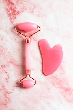 Jade roller for face massage, gua sha massage