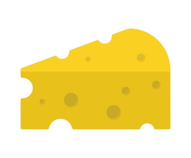 Peynir çiziminin sarı kısmı.