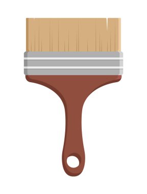 Fırça renkli vektör çizimi.