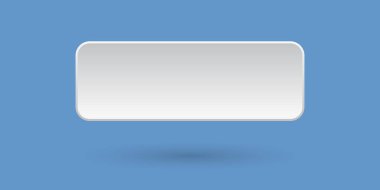 Beyaz CTA düğme şablonu.