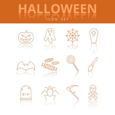 Cadılar Bayramı turuncu simgesi.