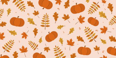 Sonbahar arkaplan renkli illüstrasyon.