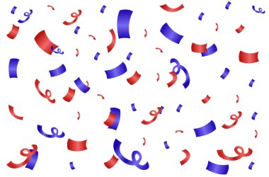 Kırmızı ve Mavi Konfeti.