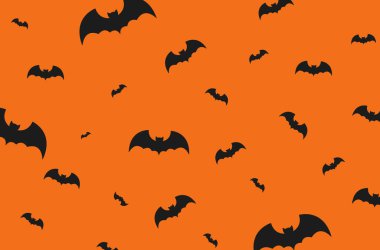 Turuncu Cadılar Bayramı vektör arkaplanı.