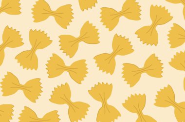 Renkli makarna vektör arkaplanı.