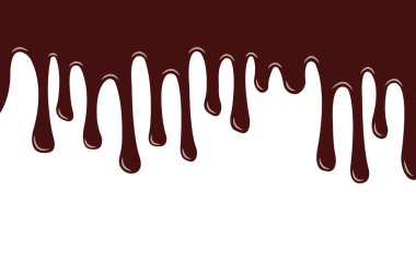 Kahverengi çikolata vektör arkaplanı.