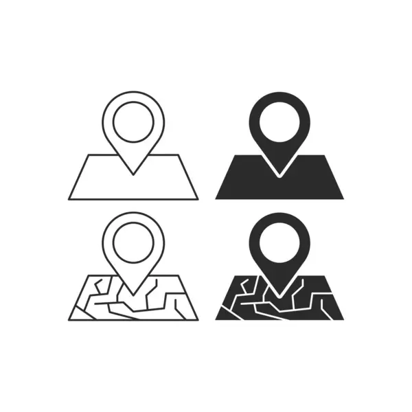 PIN Icon set harita.