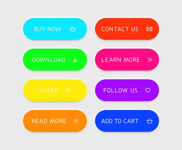 Renkli CTA düğmesi ayarlandı.