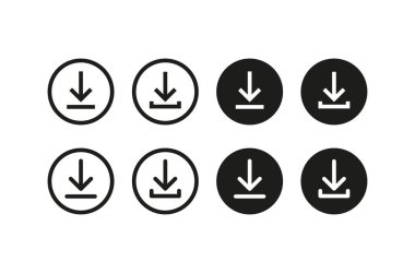 Simge seti, ok simgeleri indir.