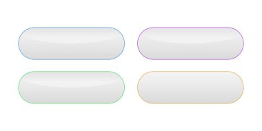 Gri CTA düğme şablonu ayarlandı.