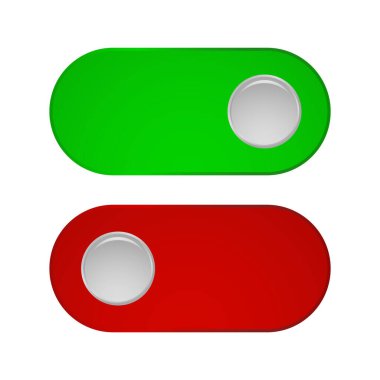 Kırmızı ve yeşil düğmeleri aç ve kapat.