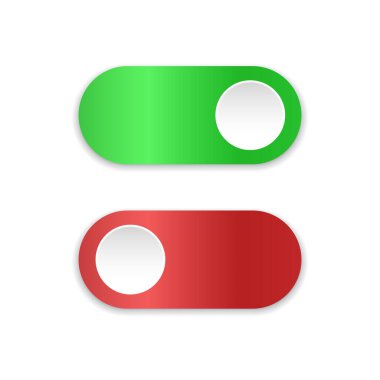 Kırmızı ve yeşil düğmeleri aç ve kapat.