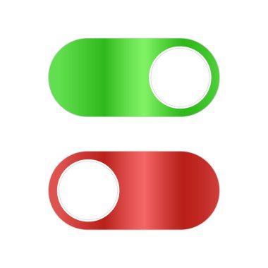 Kırmızı ve yeşil düğmeleri aç ve kapat.