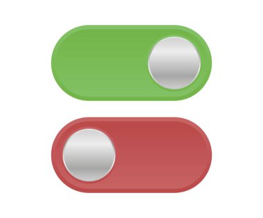 Kırmızı ve yeşil düğmeleri aç ve kapat.