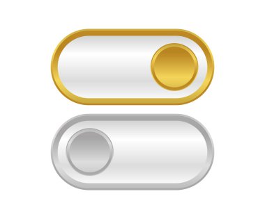 Altın ve gümüş düğmeleri aç ve kapat.