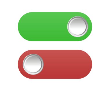 Kırmızı ve yeşil düğmeleri aç ve kapat.