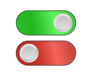 Kırmızı ve yeşil düğmeleri aç ve kapat.