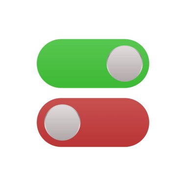 Kırmızı ve yeşil düğmeleri aç ve kapat.