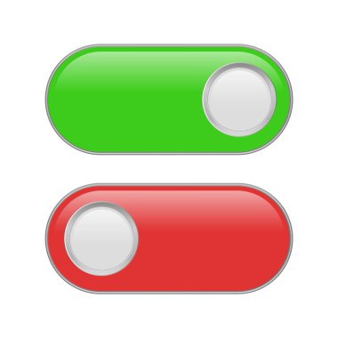 Kırmızı ve yeşil düğmeleri aç ve kapat.