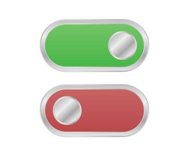 Kırmızı ve yeşil düğmeleri aç ve kapat.