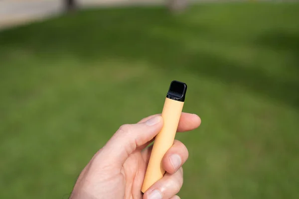 stock image Tarragona, Spain - October 29, 2022: Electronic cigarettes IQOS close-up. Different options for smoking and cigarette. Choice of devices for the use of nicotine