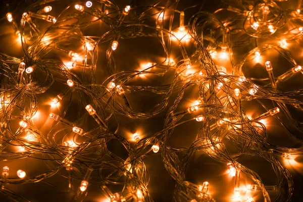 Різдвяні Вогні Текстури Крупним Планом Новий Рік — стокове фото