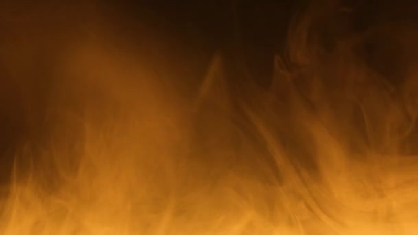 Rökens Struktur Mörk Bakgrund Med Effekten Att Blinka Från Ett — Stockvideo