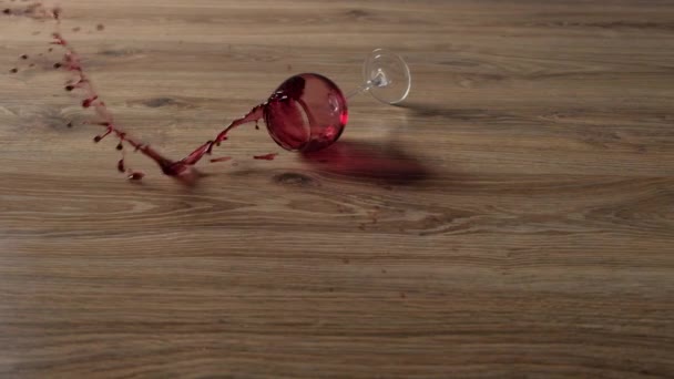 Glass Milk Falls Floor Due Carelessness Super Slow Motion — Video
