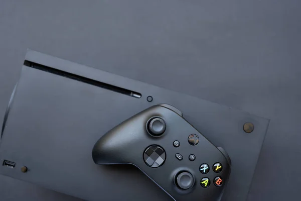 Régulateur Joystick Pour Jouer Sur Nouvelle Console Xbox Série Tarragone — Photo