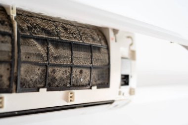 Toz ve küf kliması filtresiyle kaplıdır. Klima bakımı..