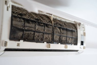 Toz ve küf kliması filtresiyle kaplıdır. Klima bakımı..