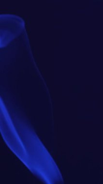 Esmer bir arka planda tütsü tütsüsü yakın çekim. Dikey video.