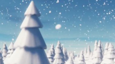 Kış Gezintisi: Karla kaplı bir ormanda huzurlu bir yürüyüş