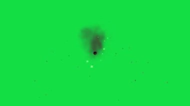 Gerçekçi Asteroit Alanı Yüzen 3B Render Döngüsü Canlandırma Arkaplanı