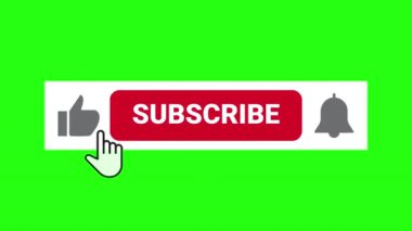 Basit Üye Düğmesi Yeşil Ekran