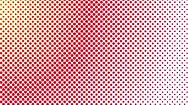 Kırmızı noktalı arka plan. Kırmızı ve siyah yarım ton. Teknoloji kırmızı arkaplan.