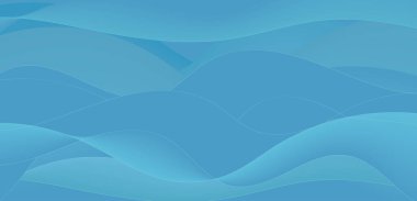 Mavi dalga arka planı. Mavi doku. Yüzen mavi renkli bg. Mavi arka plan. Deniz dalgaları çizimi.