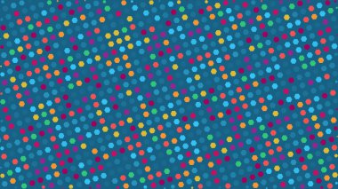 Altıgenli soyut renkli bir arkaplan. Yarım ton renkli noktalı doku. Altıgen renkli parlak bir arkaplan.