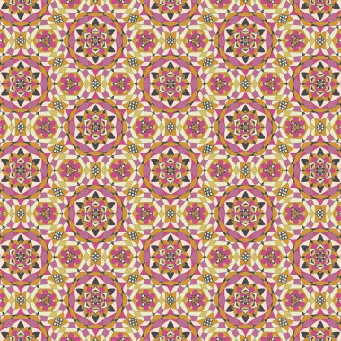 geometrik şekilli kusursuz desen