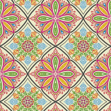 Çiçekli Akdeniz mermer deseni