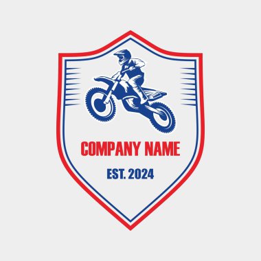 motocross logo , motorbike logo vector