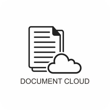 belge bulut simgesi, veri simgesi