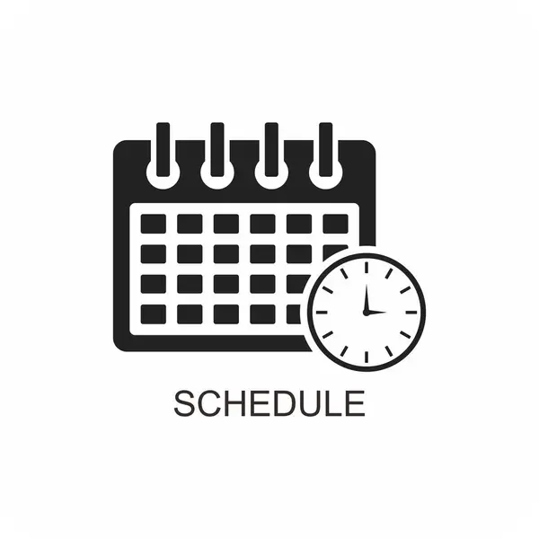 zamanlama simgesi, takvim simgesi vektörü