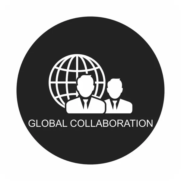 küresel işbirliği simgesi, iş simgesi